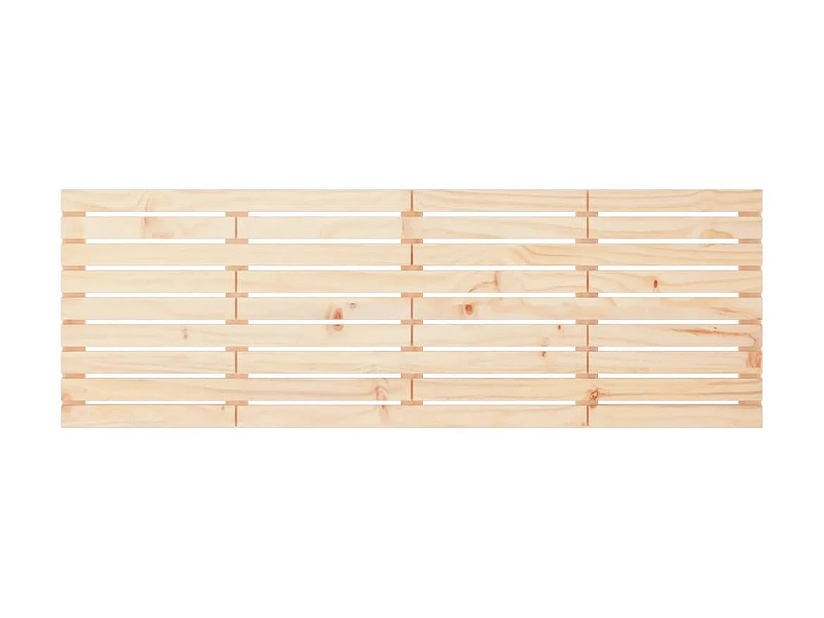 Tête de lit murale 166x3x63 cm Bois massif de pin POI58641 BonneVie Meuble