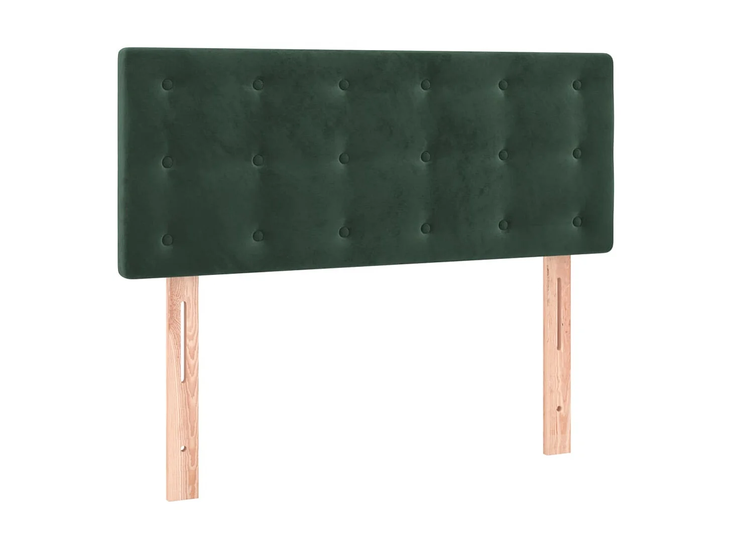 Cabeceira de cama veludo 80x5x78/88 cm verde-escuro PT727065