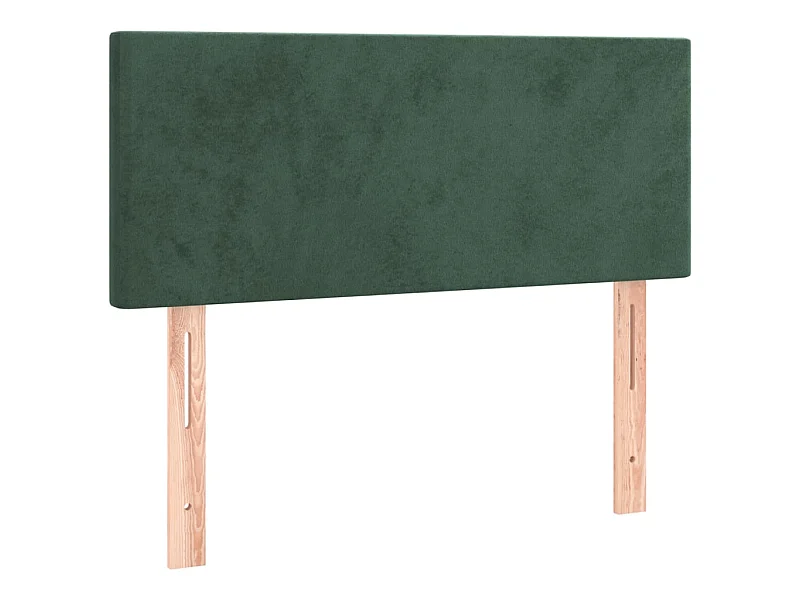 Tête de lit Vert foncé 90x5x78/88 cm Velours POI15364 BonneVie Meuble