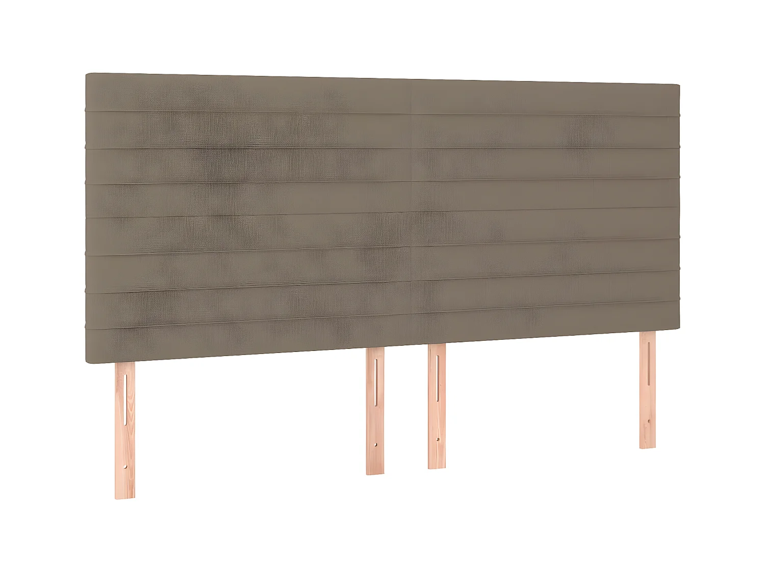 Testiere | Testate del letto 4 pz Tortora 90x5x78/88 cm in Tessuto