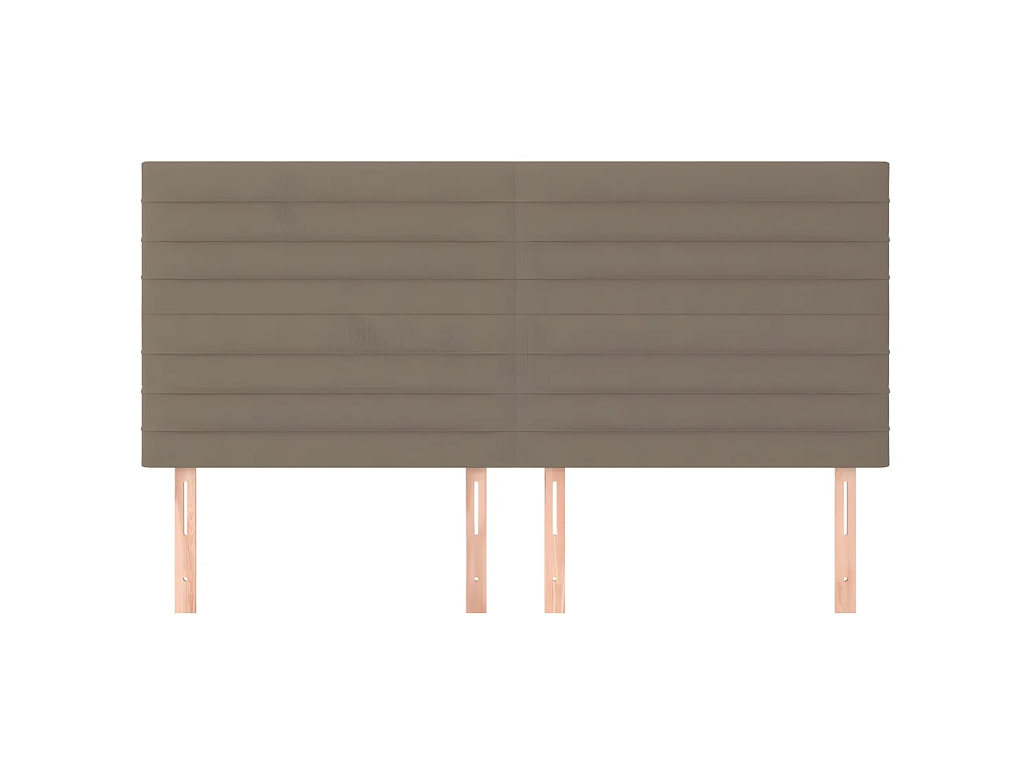 4 pcs Têtes de lit Taupe 90x5x78/88 cm Tissu POI68170 BonneVie Meuble