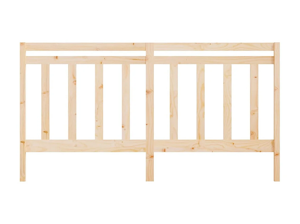 Tête de lit 206x4x100 cm Bois massif de pin POI95511 BonneVie Meuble