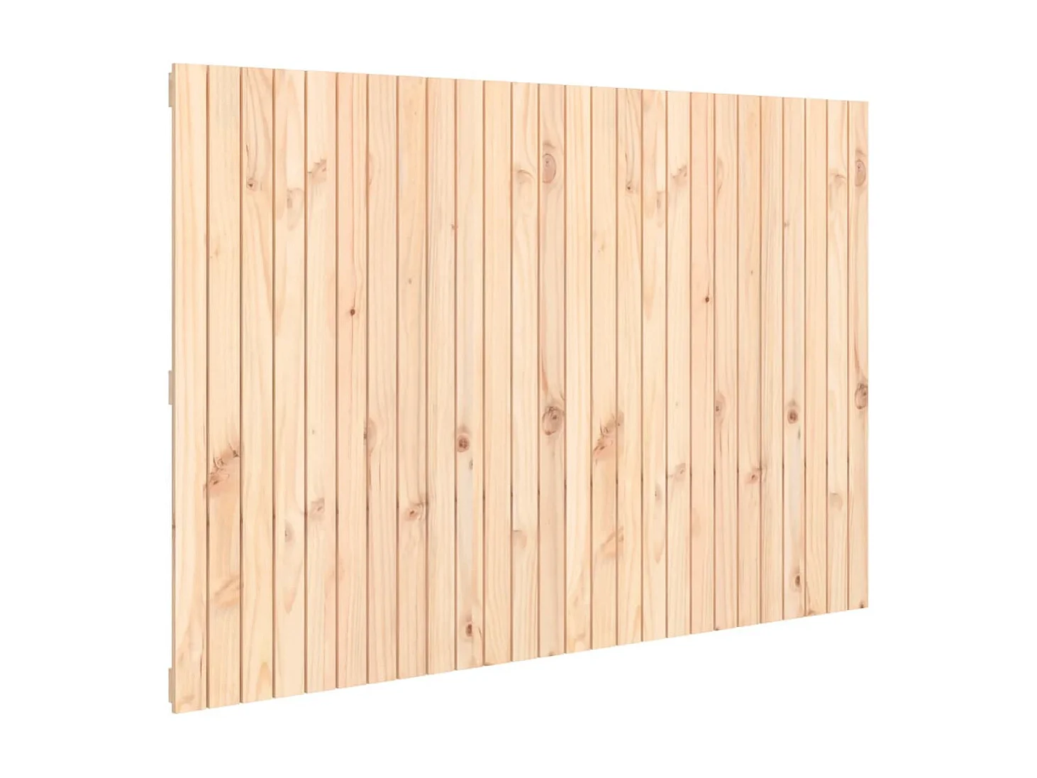 Tête de lit murale 166x3x110 cm Bois massif de pin POI83997 BonneVie Meuble