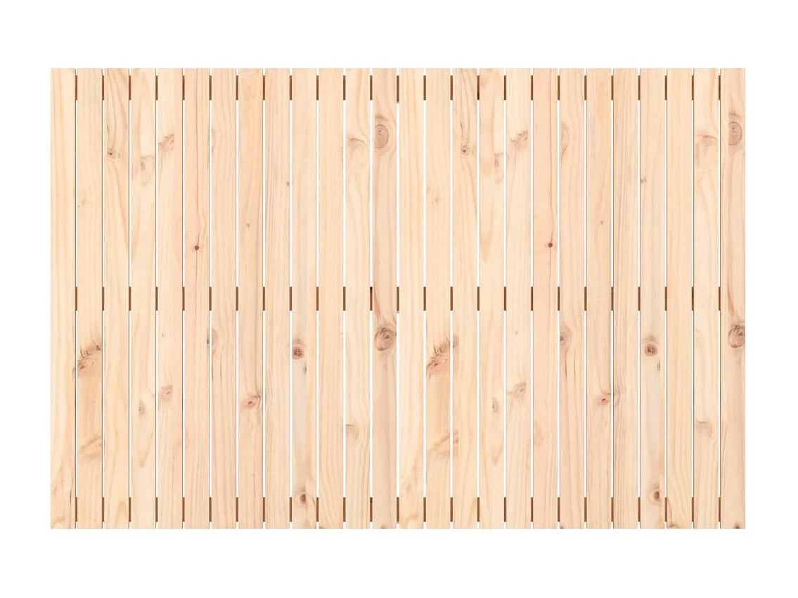 Tête de lit murale 166x3x110 cm Bois massif de pin POI83997 BonneVie Meuble