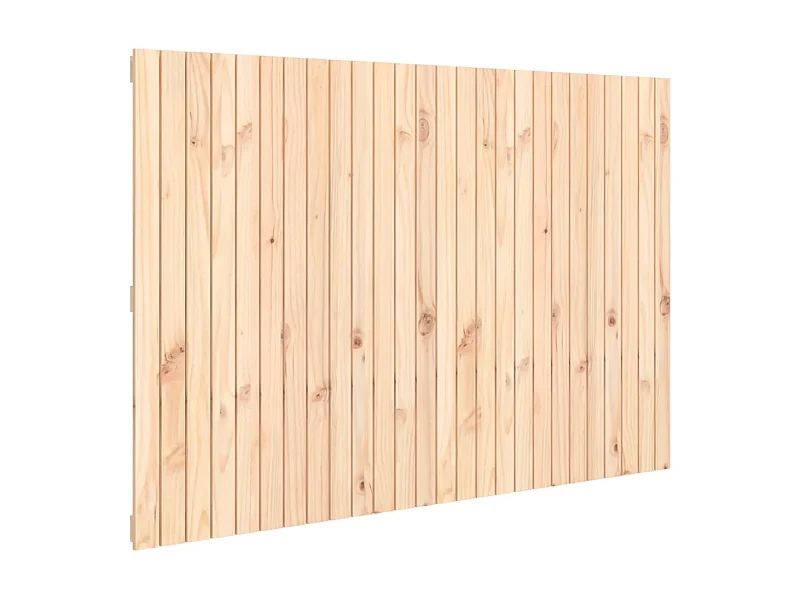 Tête de lit murale 166x3x110 cm Bois massif de pin POI83997 BonneVie Meuble