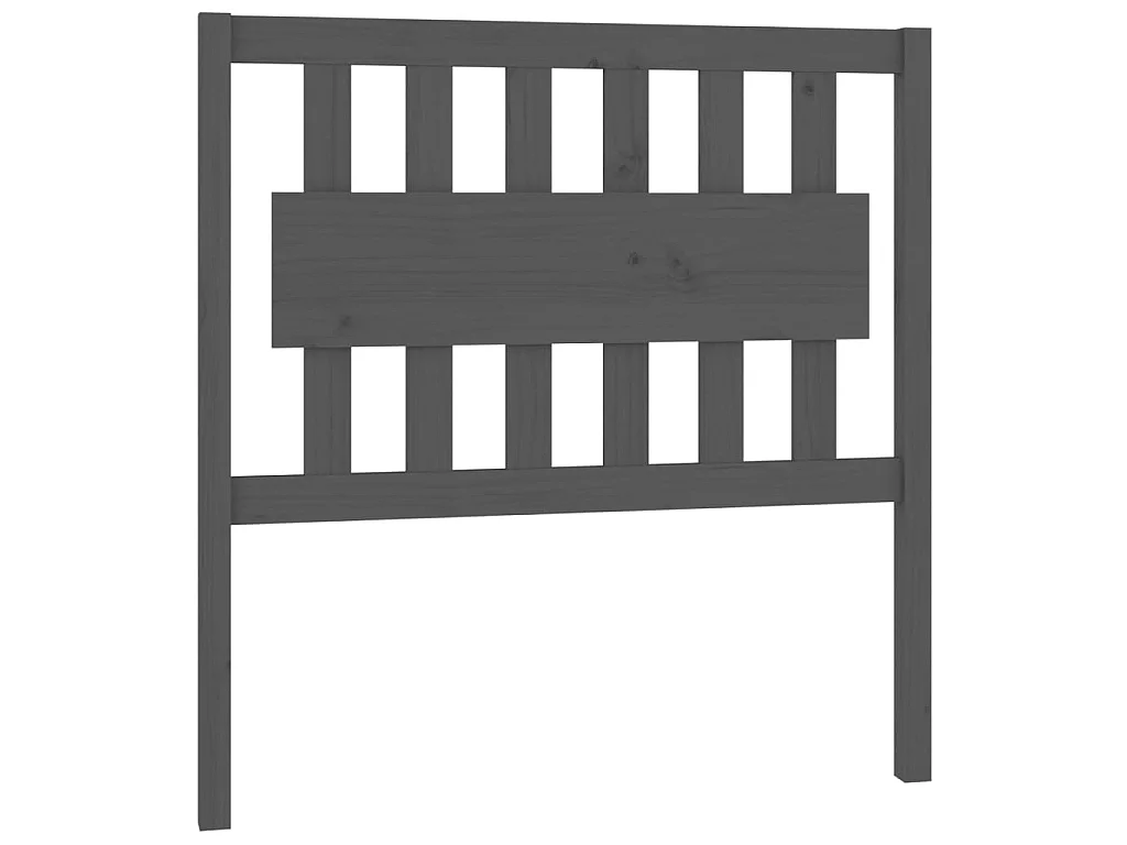 Cabeceira de cama 95,5x4x100 cm pinho maciço cinzento PT915917
