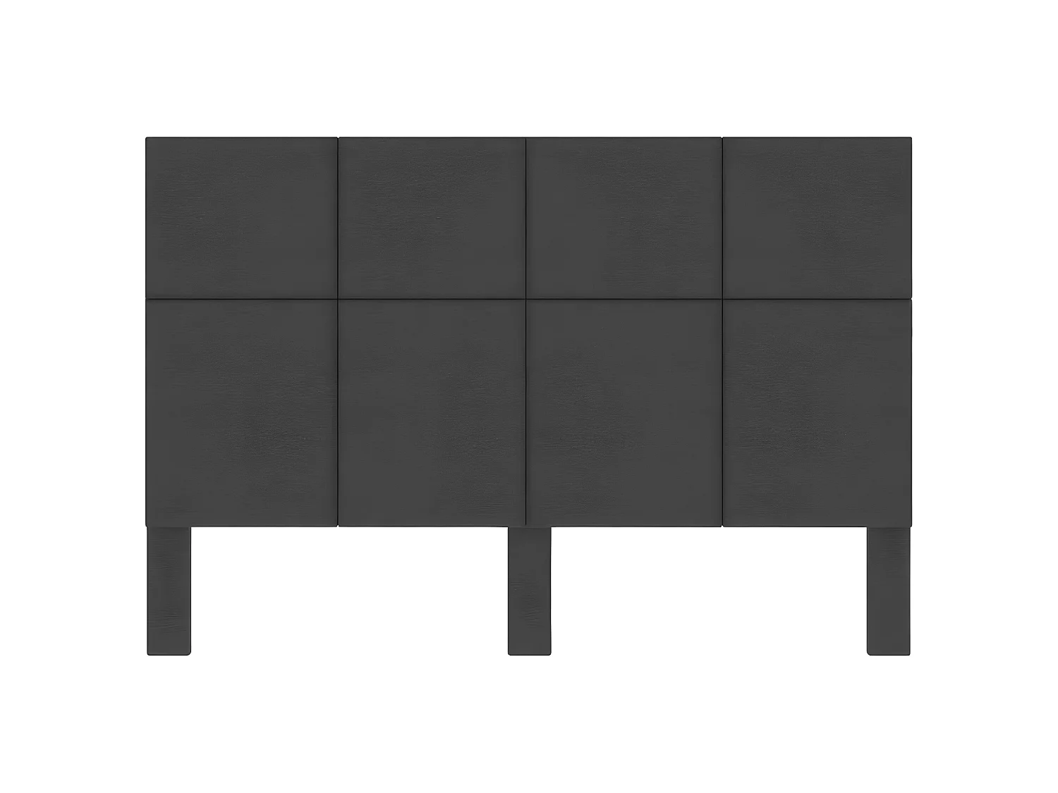 Tête de lit Gris foncé Tissu 160x200 cm  POI81427 BonneVie Meuble