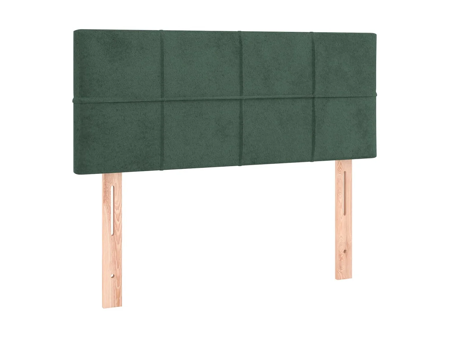 Cabeceira de cama veludo 90x5x78/88 cm verde-escuro PT988021