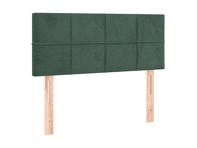 Tête de lit Vert foncé 90x5x78/88 cm Velours POI10432 BonneVie Meuble