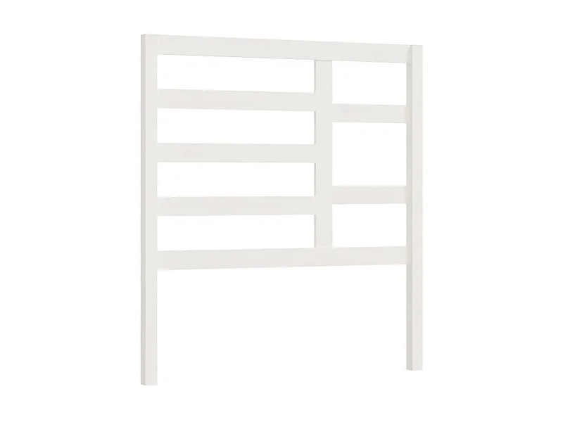 Hoofdbord 106x4x104 cm massief grenenhout wit NL620780