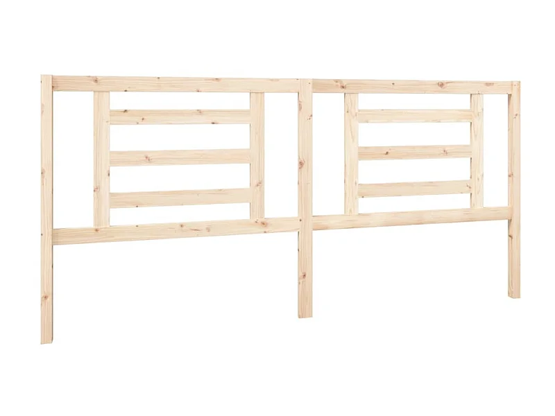 Testiera | Testata del letto per Letto 206x4x100 cm in Legno Massello di Pino