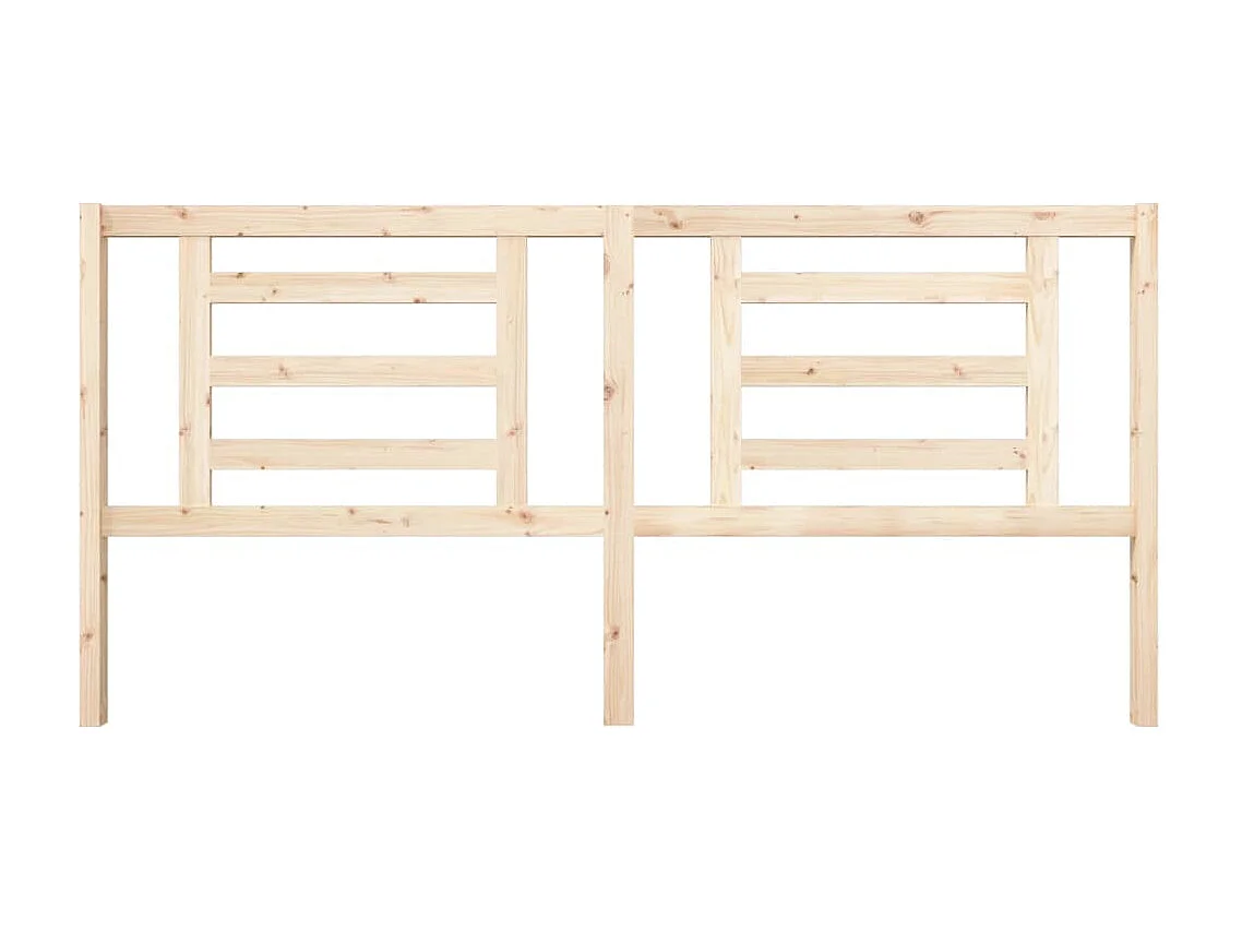 Testiera | Testata del letto per Letto 206x4x100 cm in Legno Massello di Pino