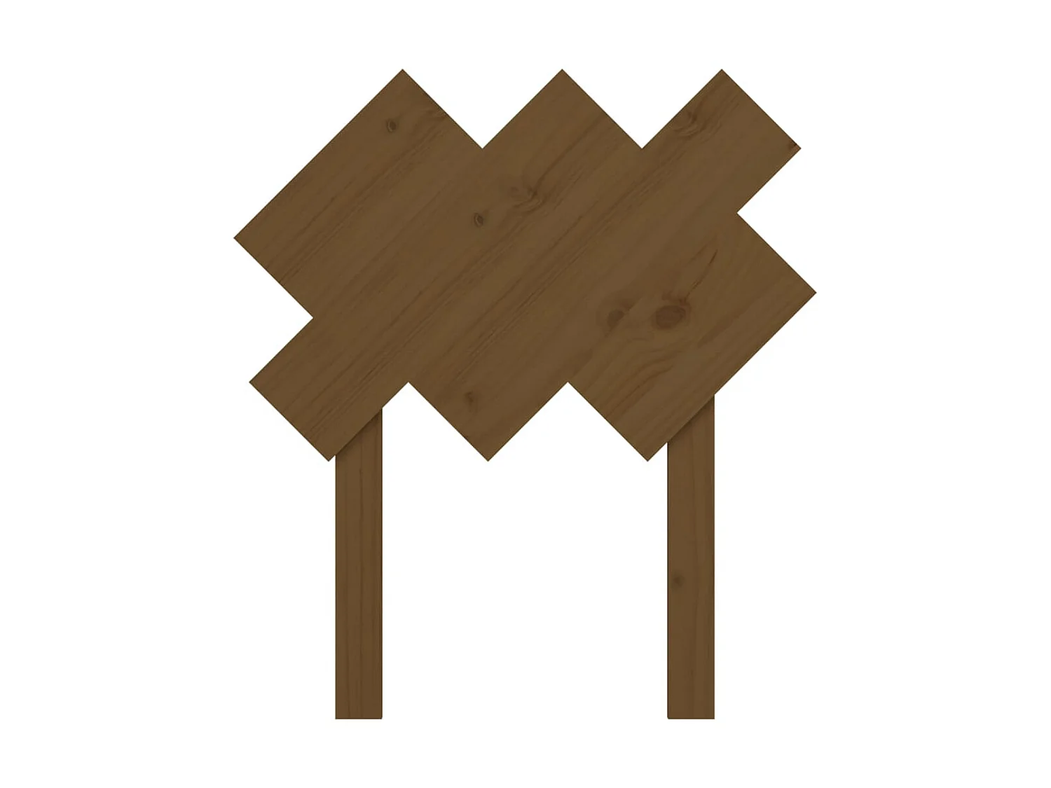 Cabeceira de cama 72,5x3x81 cm pinho maciço castanho mel PT897691