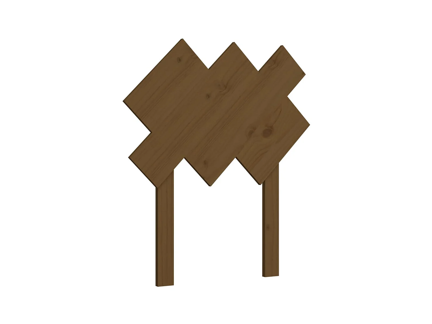 Tête de lit Marron miel 72,5x3x81 cm Bois massif de pin POI74827 BonneVie Meuble