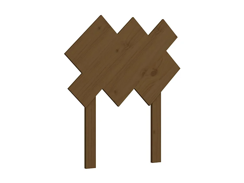 Tête de lit Marron miel 72,5x3x81 cm Bois massif de pin POI74827 BonneVie Meuble