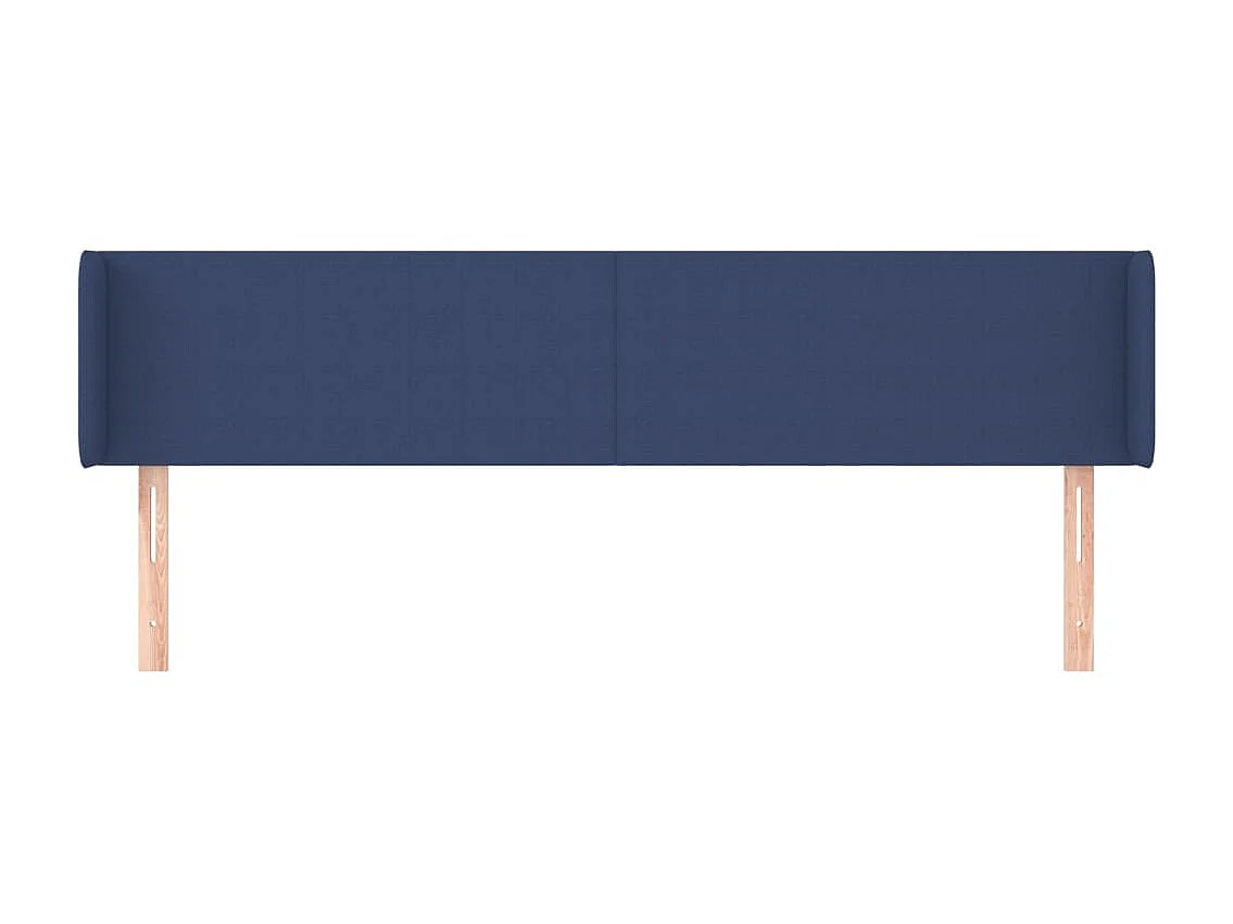 Tête de lit avec oreilles Bleu 163x16x78,88 cm Tissu LKC22379 BonneVie Meuble