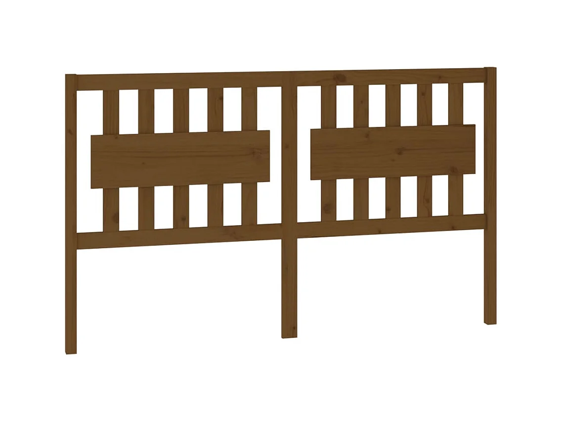 Testiera | Testata del letto per Letto ambra 155,5x4x100 cm Legno Massello di Pino