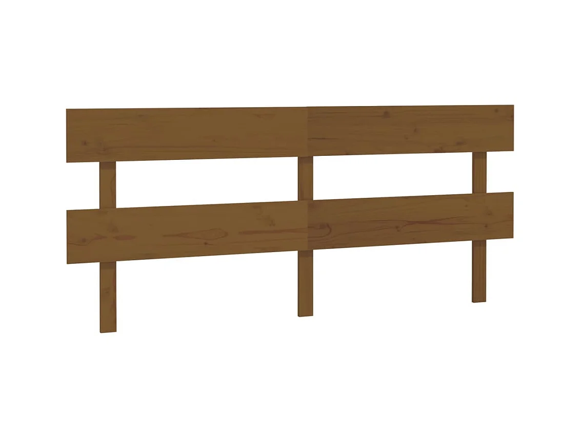 Testiera | Testata del letto per Letto ambra 184x3x81 cm in Legno Massello di Pino