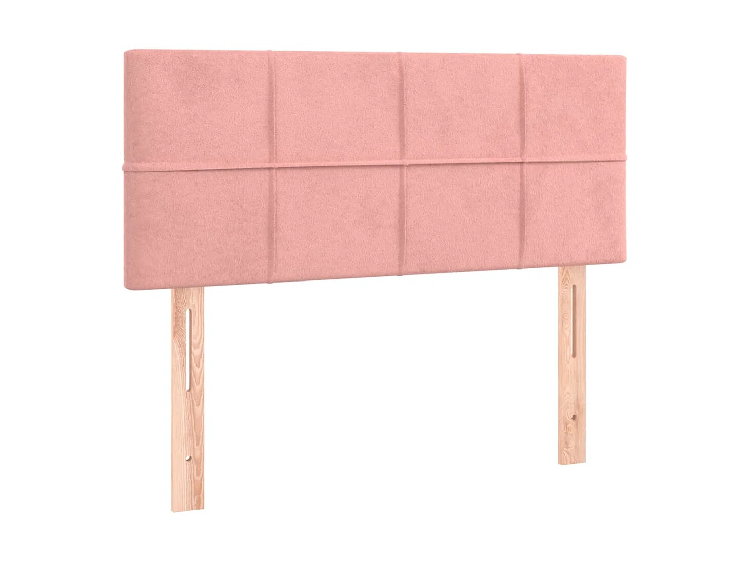 Kopfteil,Bettkopfteil Rosa 100x5x78/88 cm Samt -gkd982700