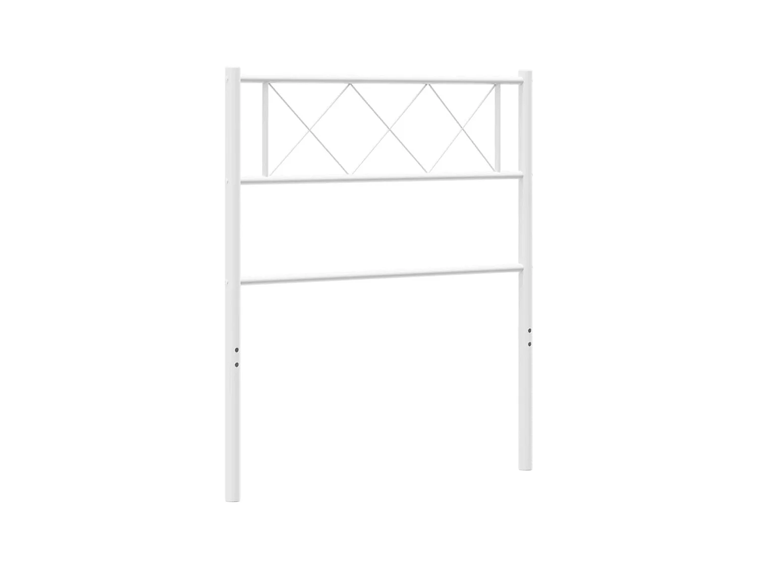 Tête de lit métal blanc 75 cm POI92030 BonneVie Meuble