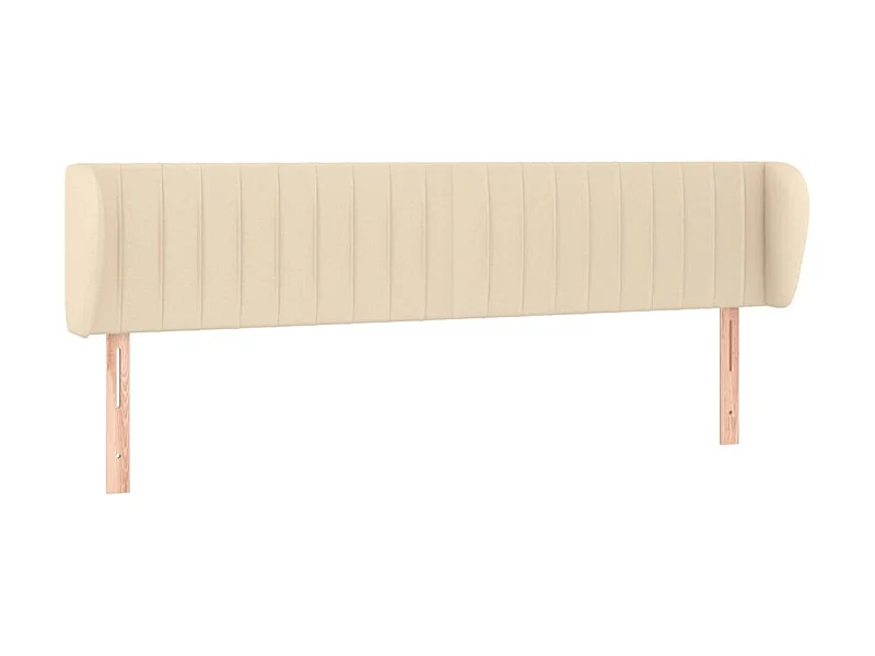 Testiera ad Orecchio Crema 203x23x78/88 cm in Tessuto CFW183377