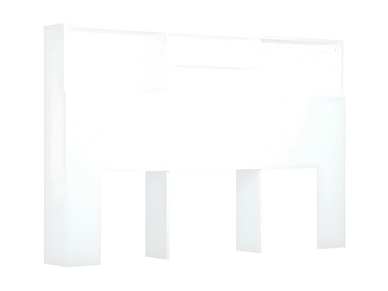 Mueble cabecero blanco 160x19x103,5 cm ES83227