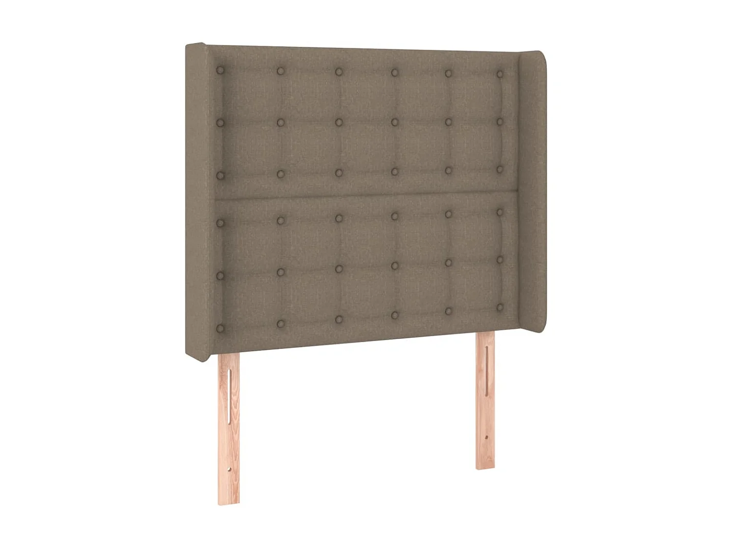 Tête de lit avec oreilles Taupe 103x16x118,128 cm Tissu LKC52620 BonneVie Meuble