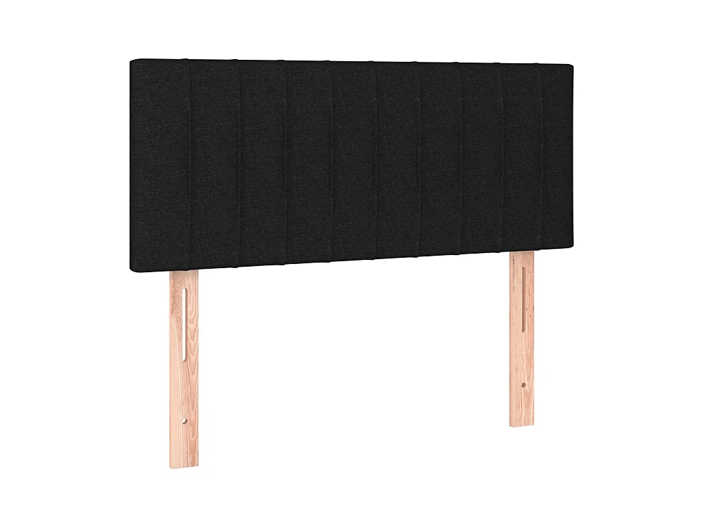 Testiera | Testata del letto Nera 80x5x78/88 cm in Tessuto