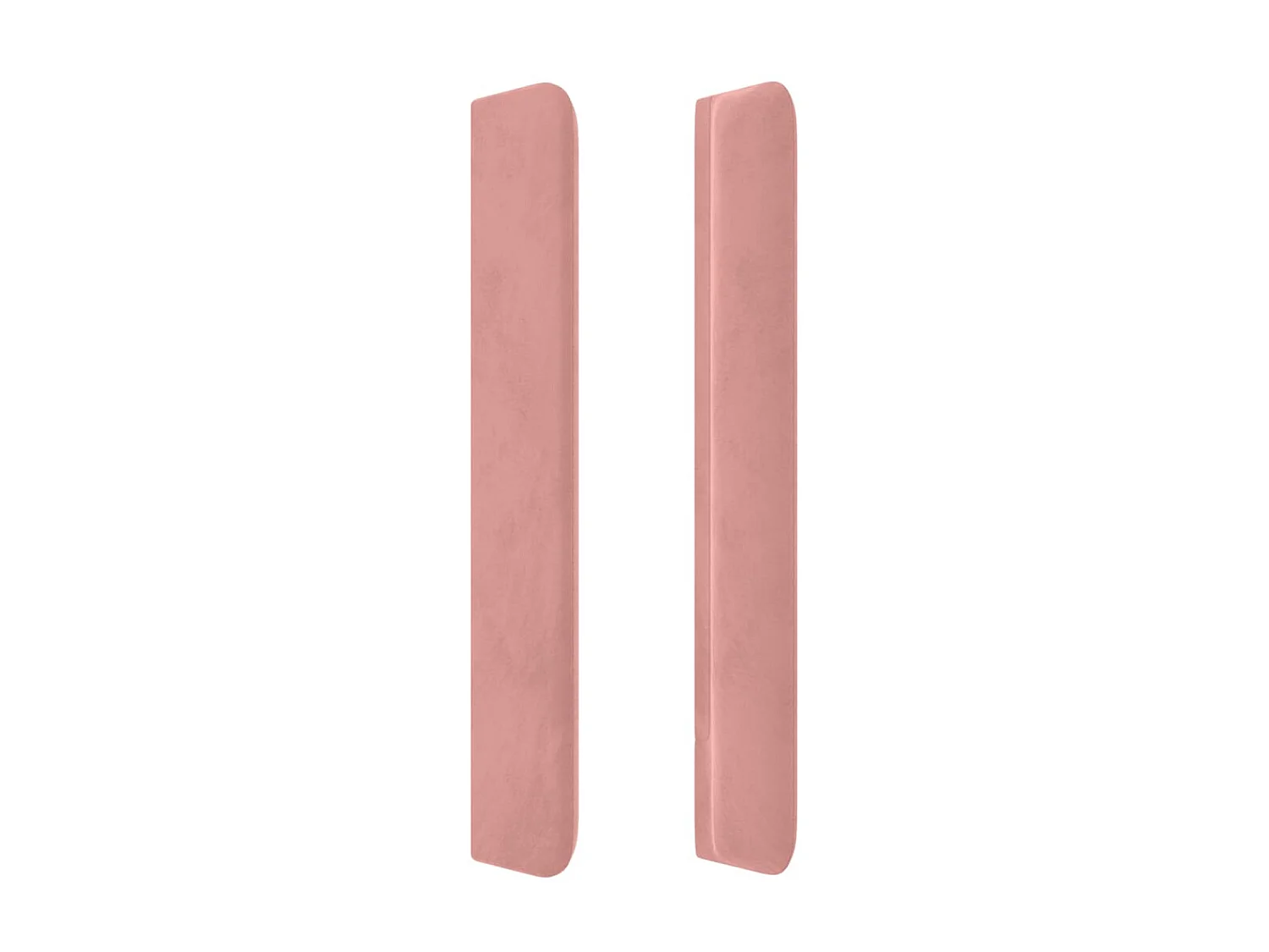 Tête de lit à LED Rose 183x16x118/128 cm Velours POI26708 BonneVie Meuble