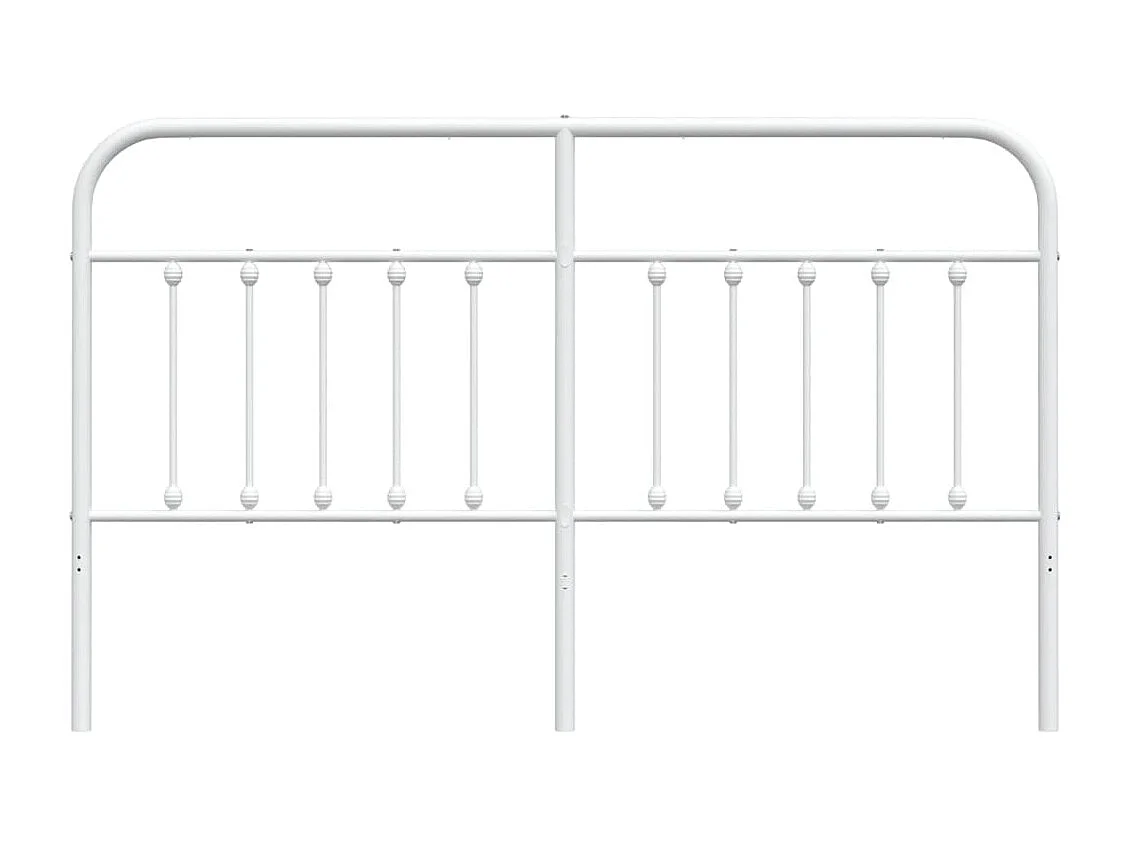 Cabeceira de cama 160 cm metal branco PT237039