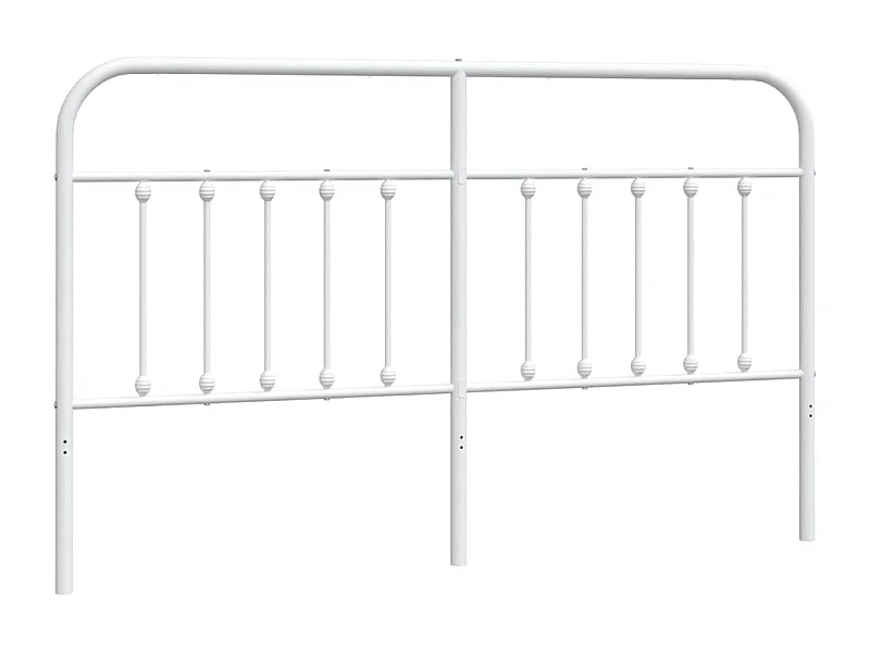 Testiera | Testata del letto in Metallo Bianco 160 cm
