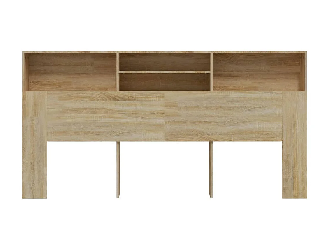 Armoire de tête de lit Chêne sonoma 200x19x103,5 cm POI53270 BonneVie Meuble