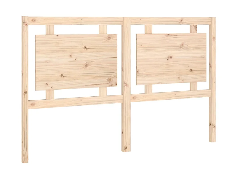 Cabecero de cama madera maciza de pino 155,5x4x100 cm ES47555