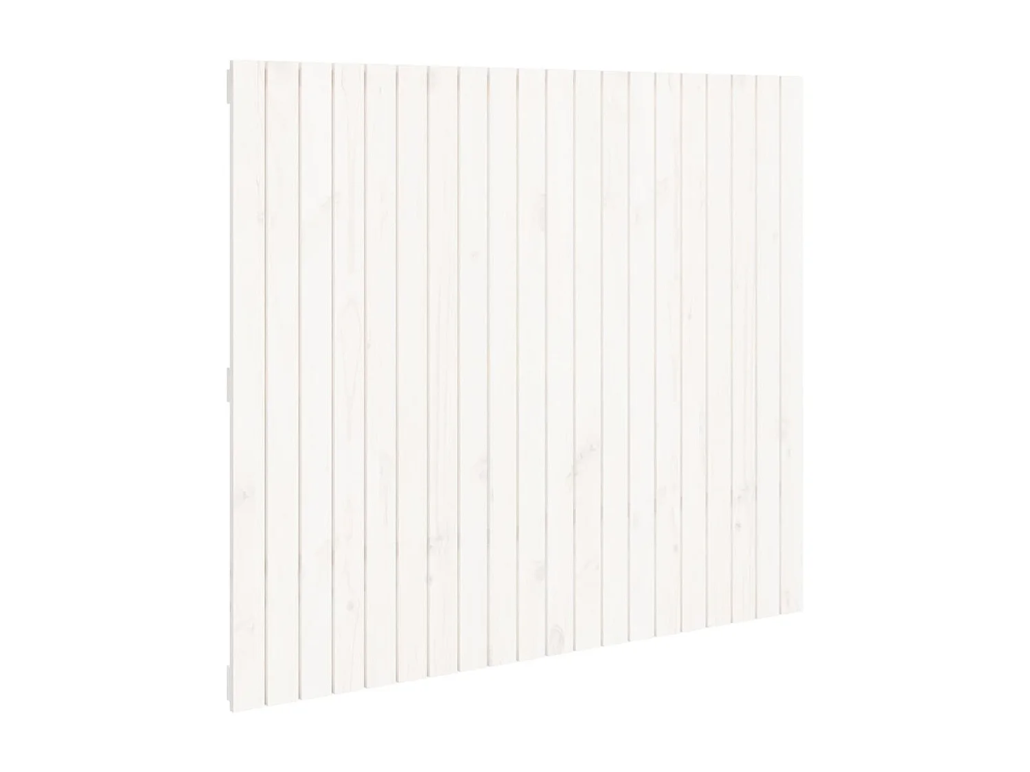 Tête de lit murale Blanc 127,5x3x110 cm Bois massif de pin POI11938 BonneVie Meuble