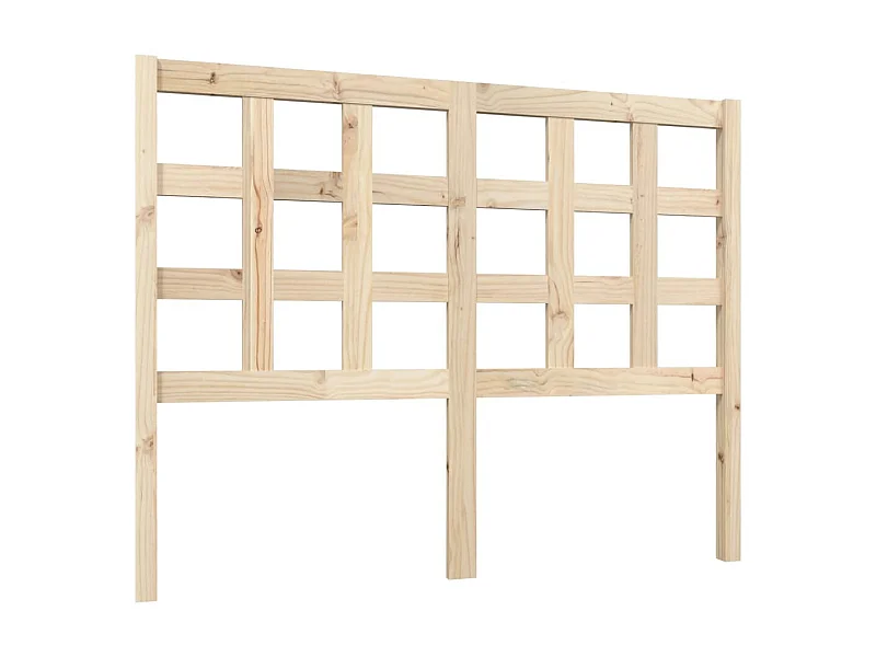 Tête de lit 125,5x4x100 cm Bois massif de pin POI43642 BonneVie Meuble