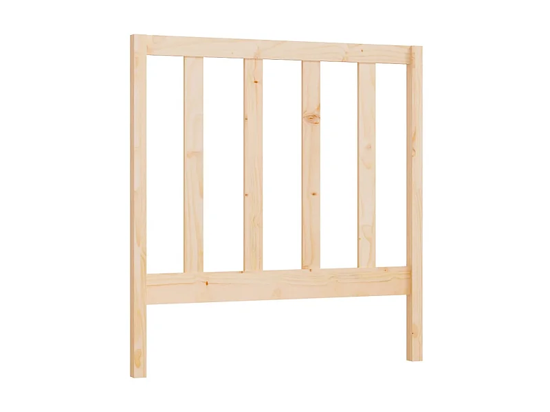 Cabecero de cama madera maciza de pino 81x4x100 cm ES16806