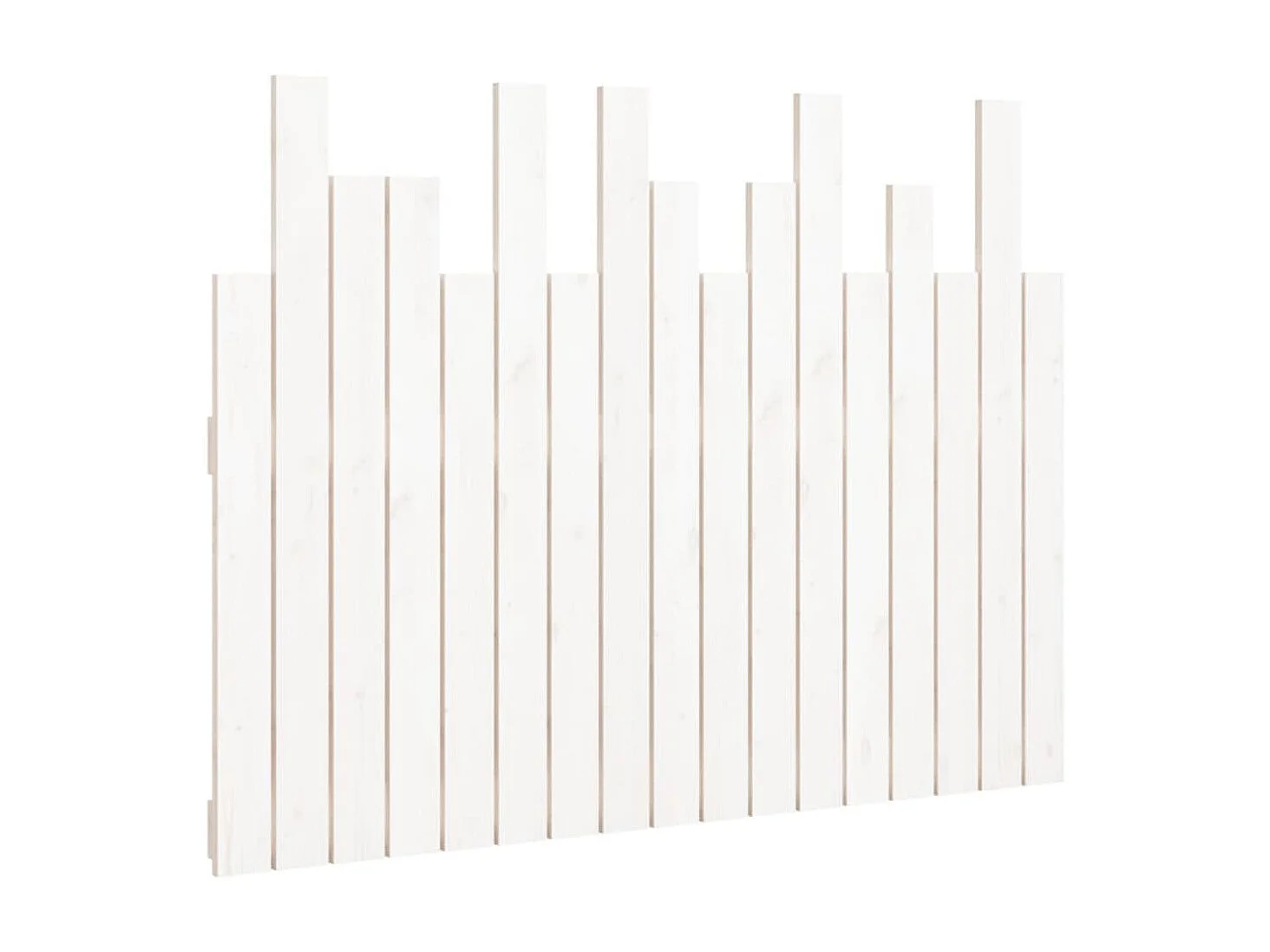 Tête de lit murale Blanc 108x3x80 cm Bois massif de pin POI12925 BonneVie Meuble