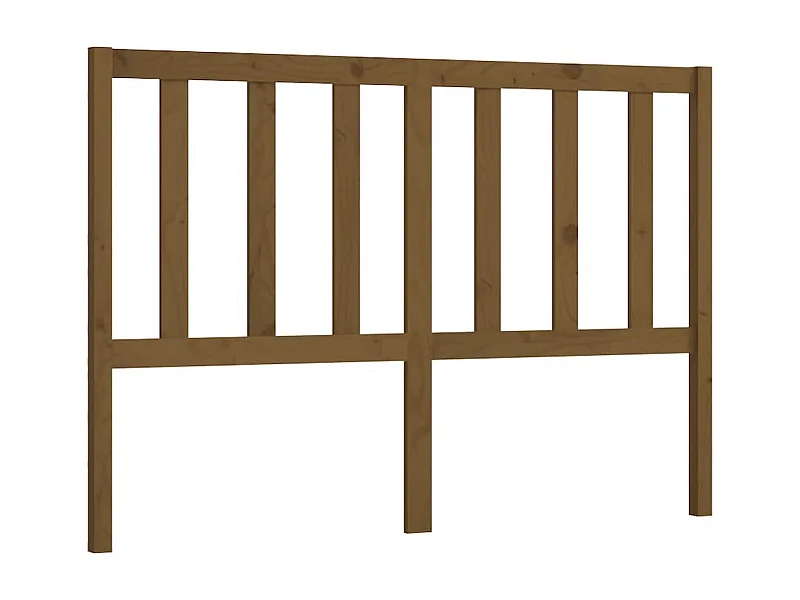Tête de lit Marron miel 166x4x100 cm Bois massif de pin POI65283 BonneVie Meuble