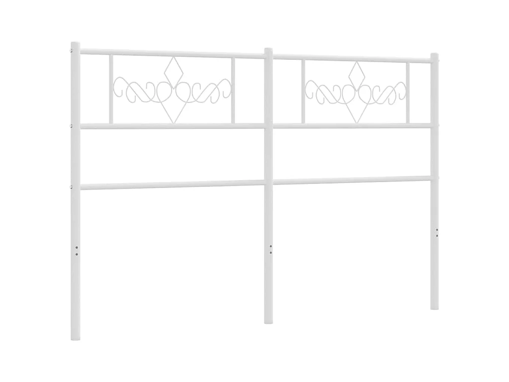 Cabecero de metal blanco 120 cm ES25078