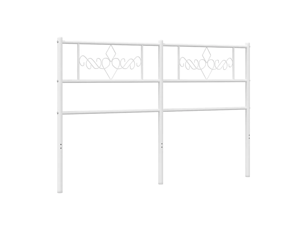 Testiera | Testata del letto in Metallo Bianco 120 cm