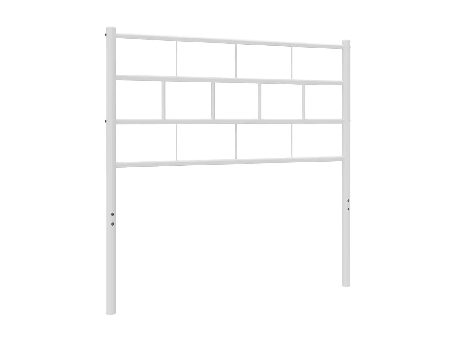 Cabeceira de cama 100 cm metal branco PT890847