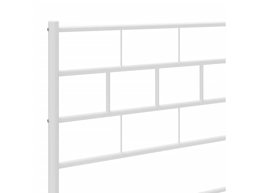 Cabeceira de cama 100 cm metal branco PT890847