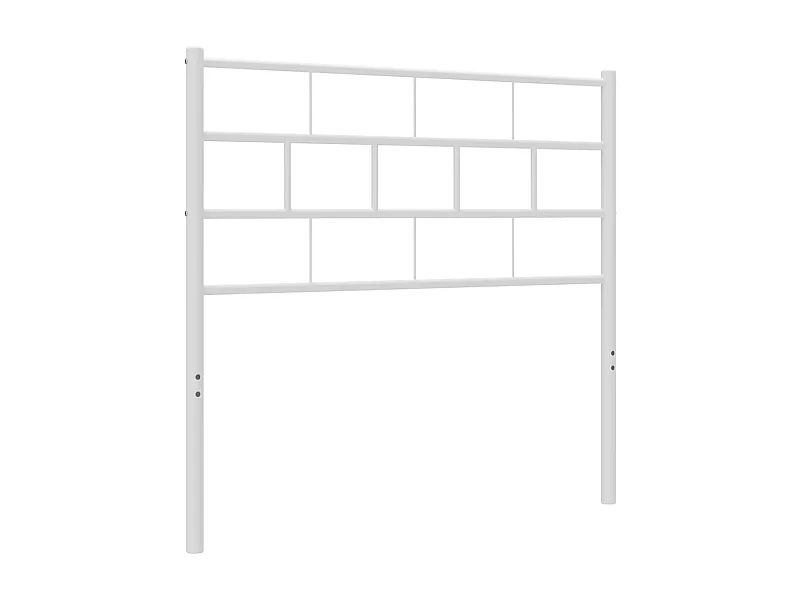 Tête de lit métal blanc 100 cm POI31232 BonneVie Meuble
