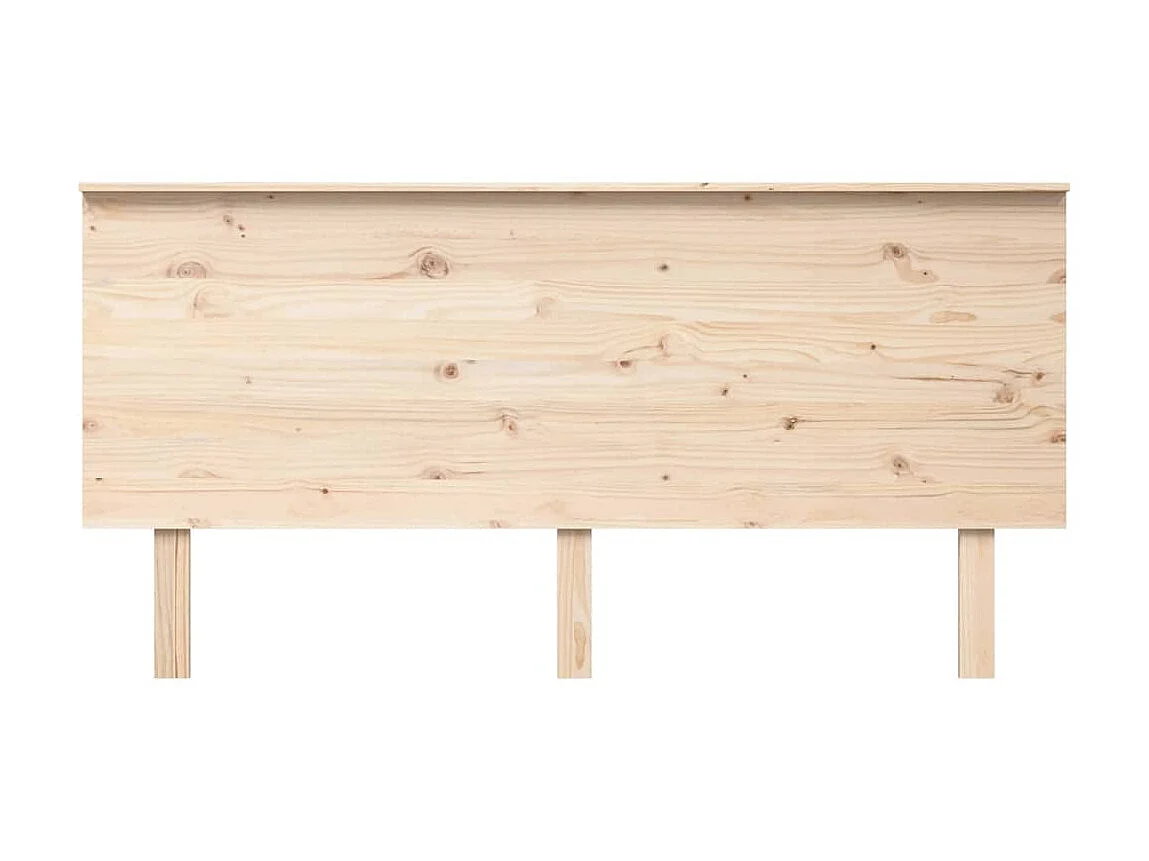 Cabecero de cama madera maciza de pino 164x6x82,5 cm ES51966