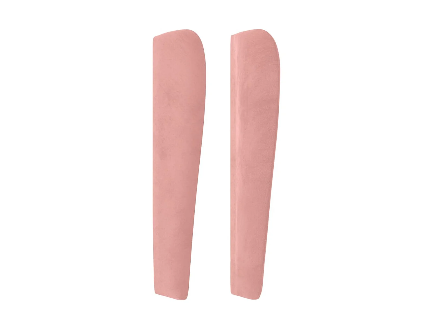 Tête de lit avec oreilles Rose 183x23x118,128 cm Velours LKC59642 BonneVie Meuble