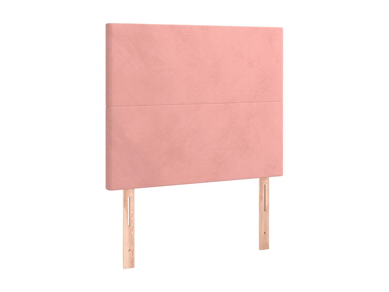 Têtes de lit 2 pcs Rose 100x5x78/88 cm Velours POI86134 BonneVie Meuble