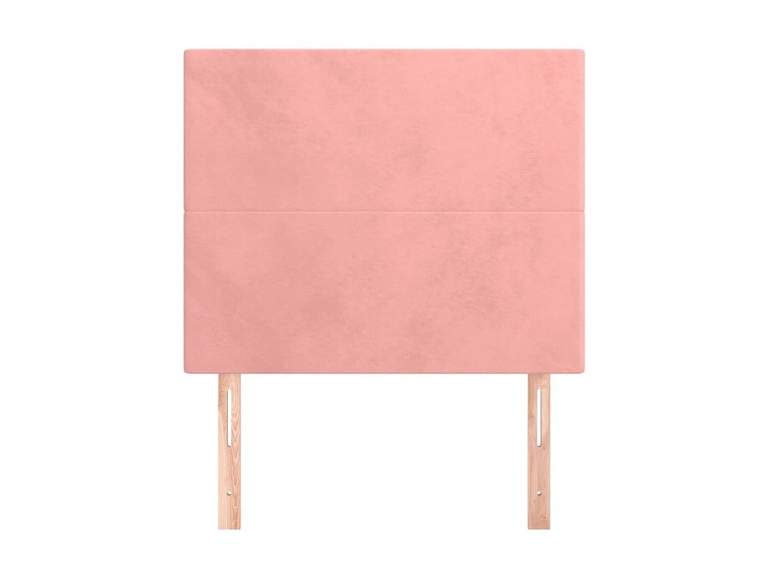 Têtes de lit 2 pcs Rose 100x5x78/88 cm Velours POI86134 BonneVie Meuble