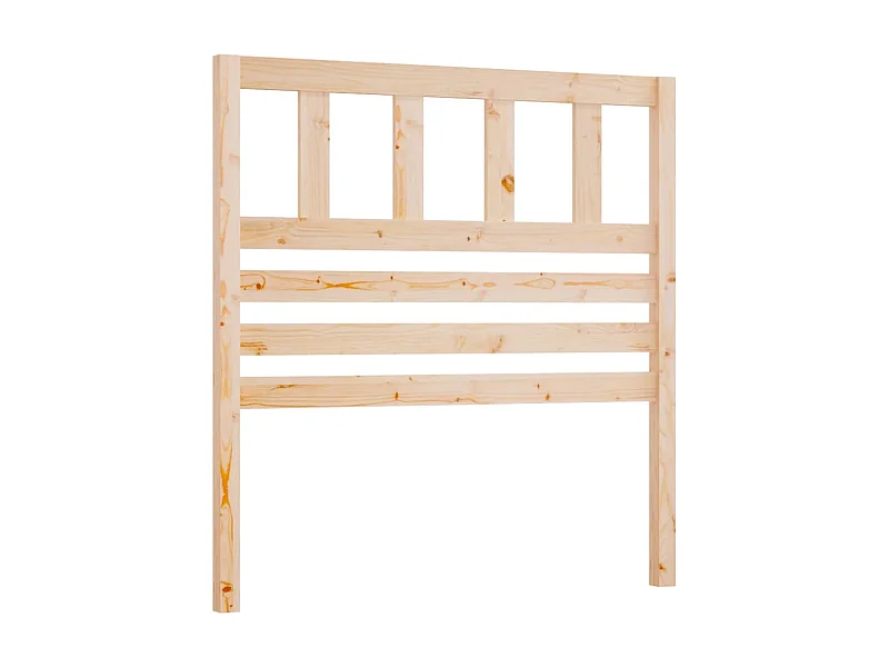 Tête de lit 96x4x100 cm Bois massif de pin POI78430 BonneVie Meuble