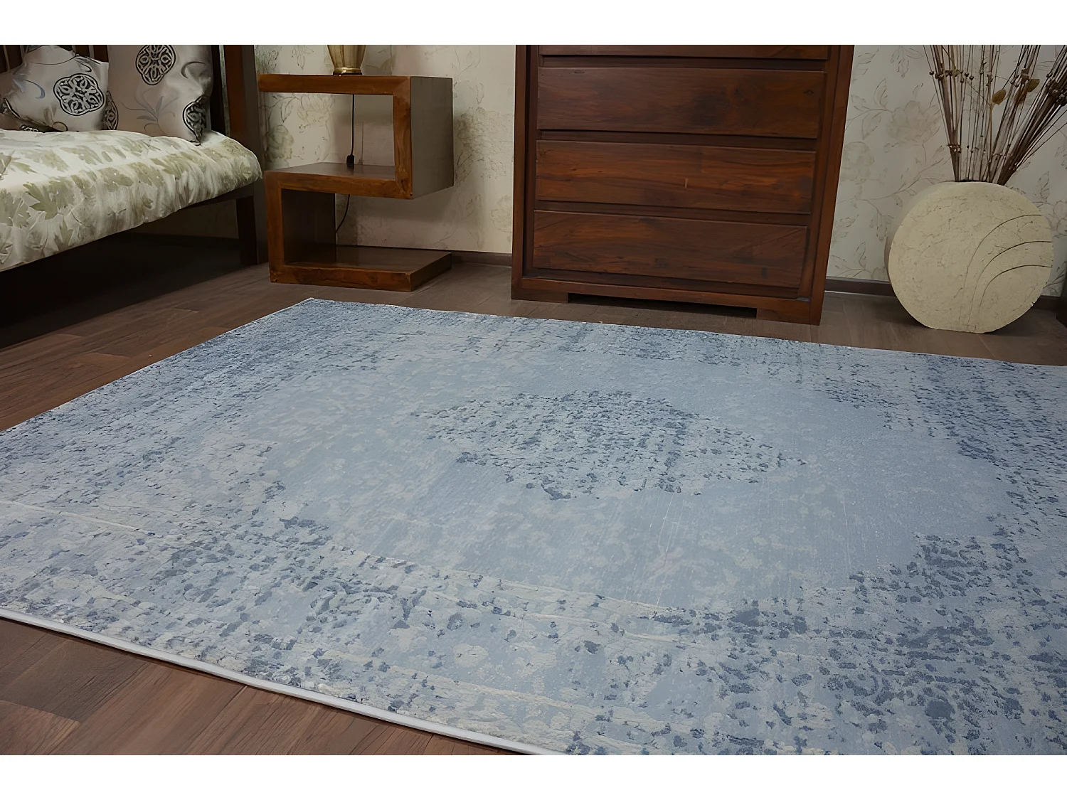 Tapis DROP JASMINE 455 Bleu clair 160x220 cm