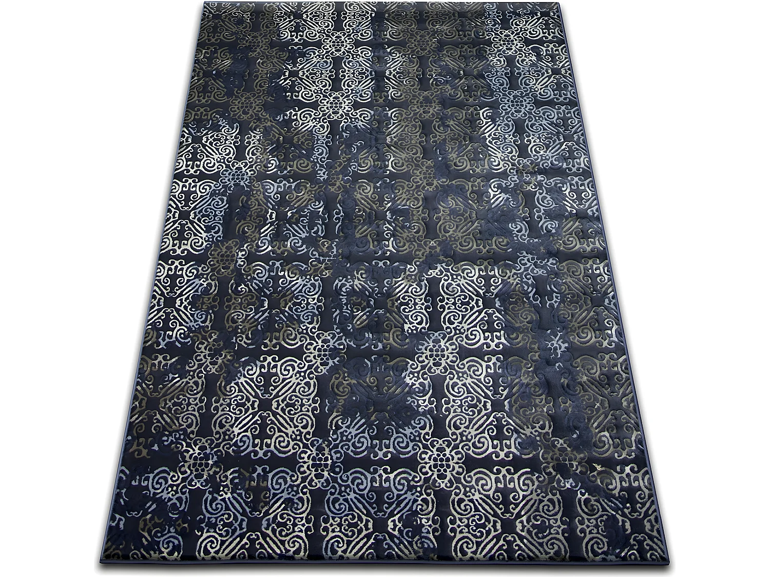 Tapis DROP JASMINE 453 Bleu foncé 240x330 cm
